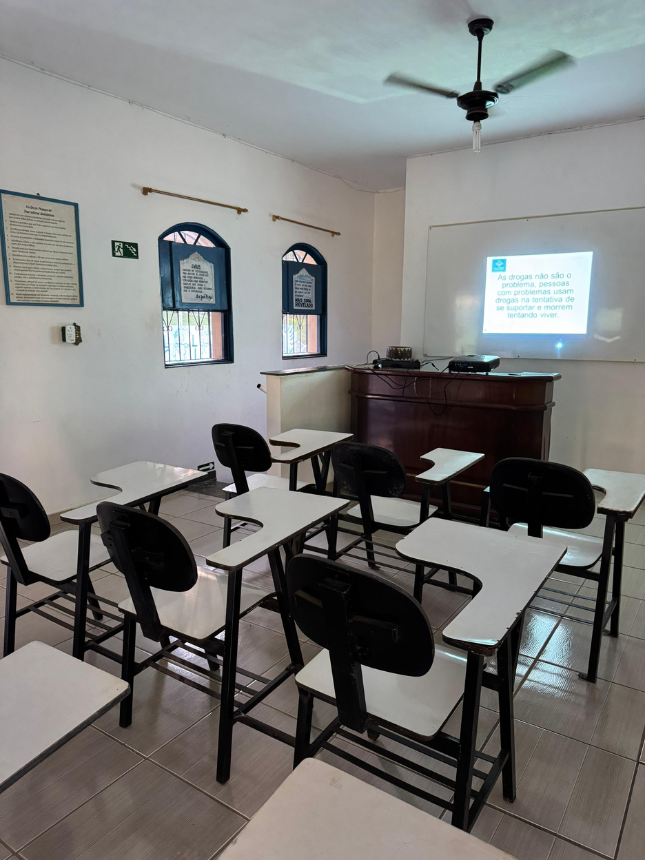 Varanda e área de convivência